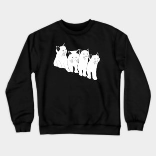 Funny Cats and Kittens Crewneck Sweatshirt